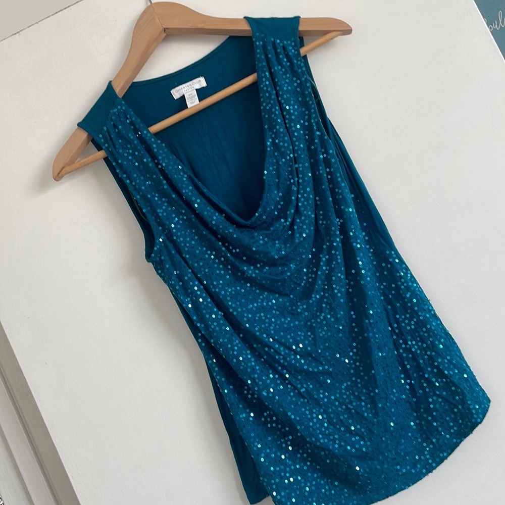 Dressy sleeveless top